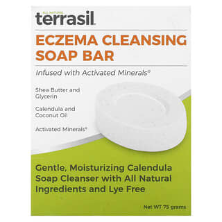 Terrasil, Eczema Cleansing Soap Bar, 75 g