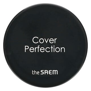 The Saem, Cover Perfection, Corretivo de Pote, 01 Bege Transparente, 0,14 oz