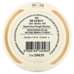 The Saem, Saemmul, Fard à joues unique, CR01 Naked Peach, 0,18 oz