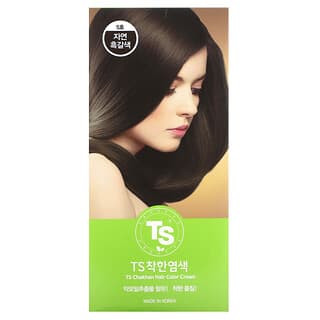 TS Trillion, TS Chakhan Hair Color Cream, No.5 Dark Brown, 1 Kit