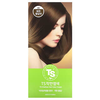 TS Trillion, TS Chakhan Hair Color Cream, No. 8 Yellow Brown, 1 Kit