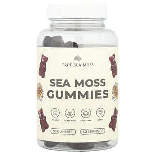 True Sea Moss, Gommes au mousse d'Irlande, 60 gommes