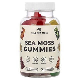 True Sea Moss, Sea Moss Gummies, 60 Gummies