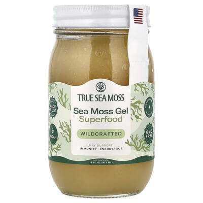 True Sea Moss, Sea Moss Gel, Wild Wild, 16 fl oz (453 g)
