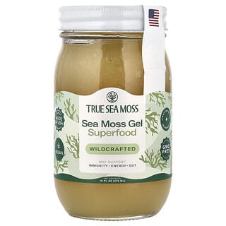 True Sea Moss, Sea Moss Gel Superfood, Wildcrafted, 473 ml (16 fl oz)