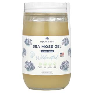 True Sea Moss, Gel de Musgo Marinho, Silvestre, 453 g (16 fl oz)