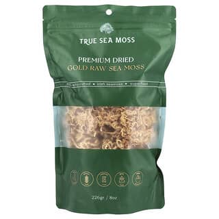 True Sea Moss, Premium Dried Gold Raw Sea Moss, getrocknetes Gold mit rohem Seemoos, 226 g (8 oz.)