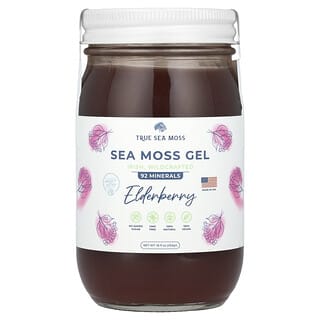 True Sea Moss, Sea Moss Gel, Elderberry , 16 fl oz (453 g)