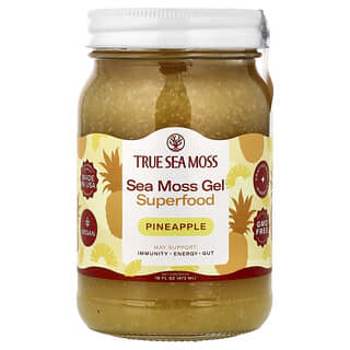 True Sea Moss, Natural Superfood From The Sea, Pineapple, 16 fl oz (473 ml)