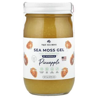 True Sea Moss, Sea Moss Gel, Pineapple, 16 fl oz (473 ml)