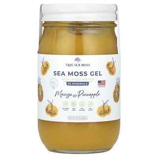 True Sea Moss, Sea Moss Gel, Seemoos-Gel, Mango und Ananas, 453 g (16 fl. oz.)