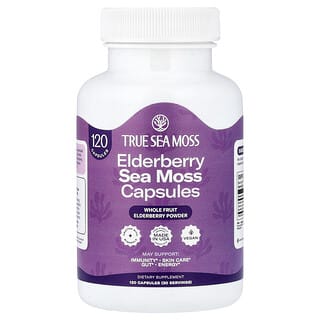 ترو سي موس‏, Elderberry Sea Moss ، 120 كبسولة