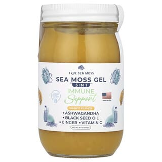 True Sea Moss, 5 in 1 Sea Moss Gel, 5-in-1-Seemoos-Gel, Mango, 453 g (16 fl. oz.)