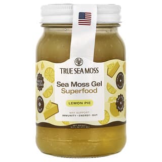 True Sea Moss, Natural Superfood From The Sea, Lemon Pie, 16 fl oz (473 ml)