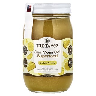 True Sea Moss, Gel z mořské superpotraviny, citrónový koláč, 473 ml (16 fl oz)