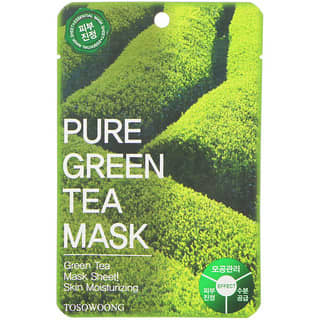 Tosowoong, Pure Green Tea Mask, 1 Mask, 25 g