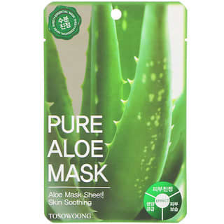 Tosowoong, Pure Aloe Mask, 1 Mask, 25 g