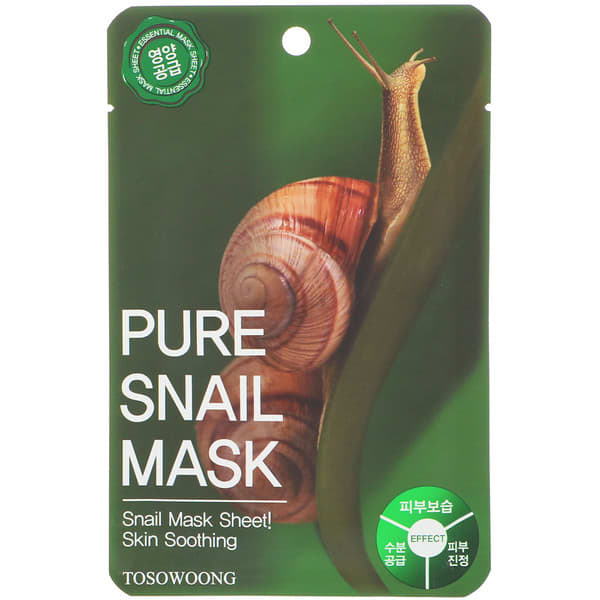 Tosowoong, Pure Snail Mask, 0.88 oz (25 g)