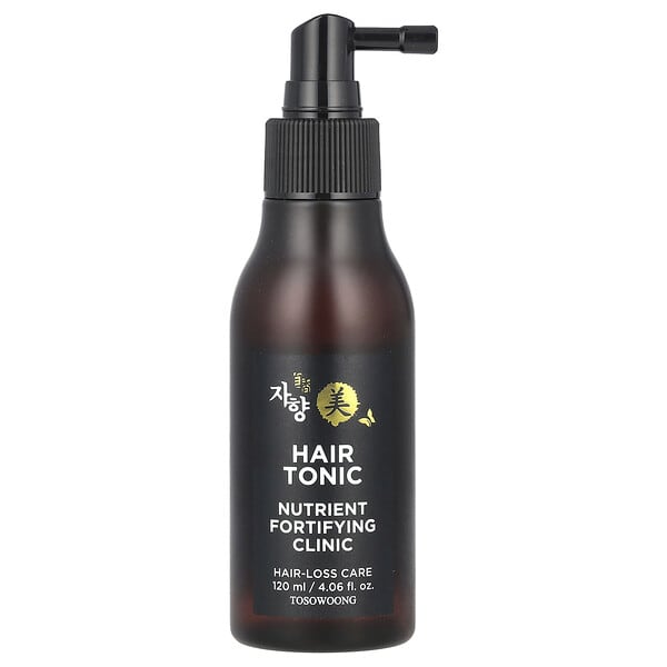 Tosowoong, Hair Tonic，Nutrient Fortifying Clinic，脫髮護理，4.06 液量盎司（120 毫升）