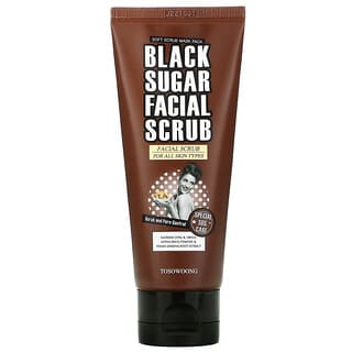 Tosowoong‏, Black Sugar Facial Scrub, 3.38 fl oz (100 ml)