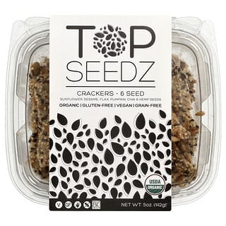 Top Seedz, Crackers, 6 Seed, 5 oz (142 g)