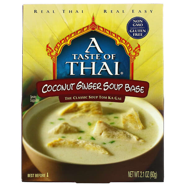 A Taste Of Thai, ココナッツショウガスープベース、60g（2.1オンス）