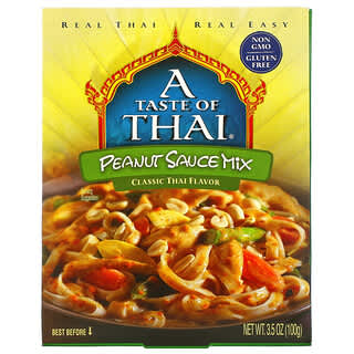 A Taste Of Thai, خليط صوص الفول السوداني، 3.5 أونصة (100 جم)