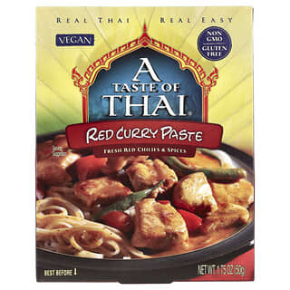 A Taste Of Thai, Pasta de Curry Vermelho, 50 g (1,75 oz)