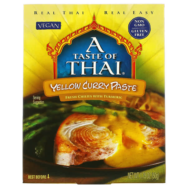 A Taste Of Thai, イエローカレーペースト、50g（1.75オンス）