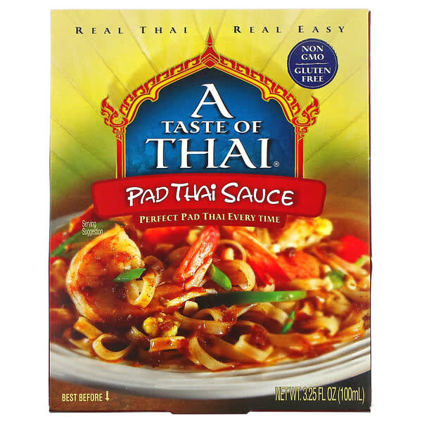 A Taste Of Thai, パッタイソース、100ml（3.25液量オンス）