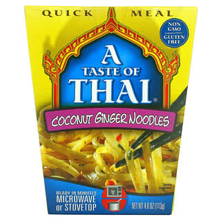 A Taste Of Thai, Coconut Ginger Noodles, 4 oz (113 g)
