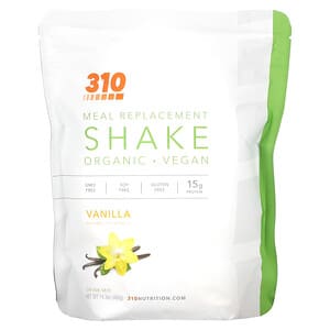 310 Nutrition, Shake de Substituição de Refeições Orgânicas, Baunilha, 406 g (14,3 oz)