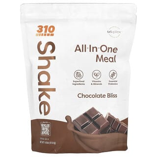 310 Nutrition, All-In-One Meal Shake, Chocolate Bliss, 14.6 oz (414.4 g)