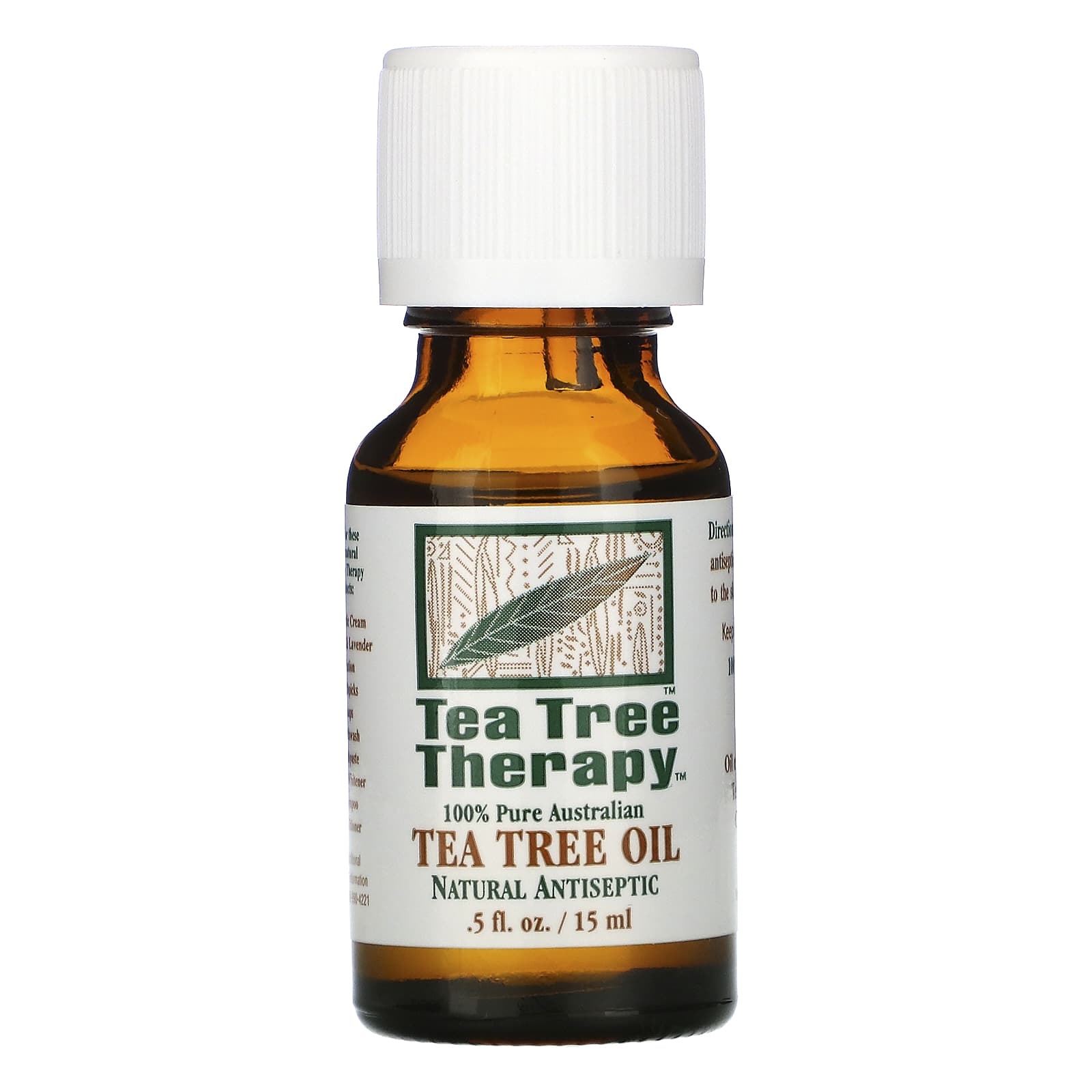 Tea Tree Therapy, ティーツリーオイル、 .5 液量オンス (15 ml)
