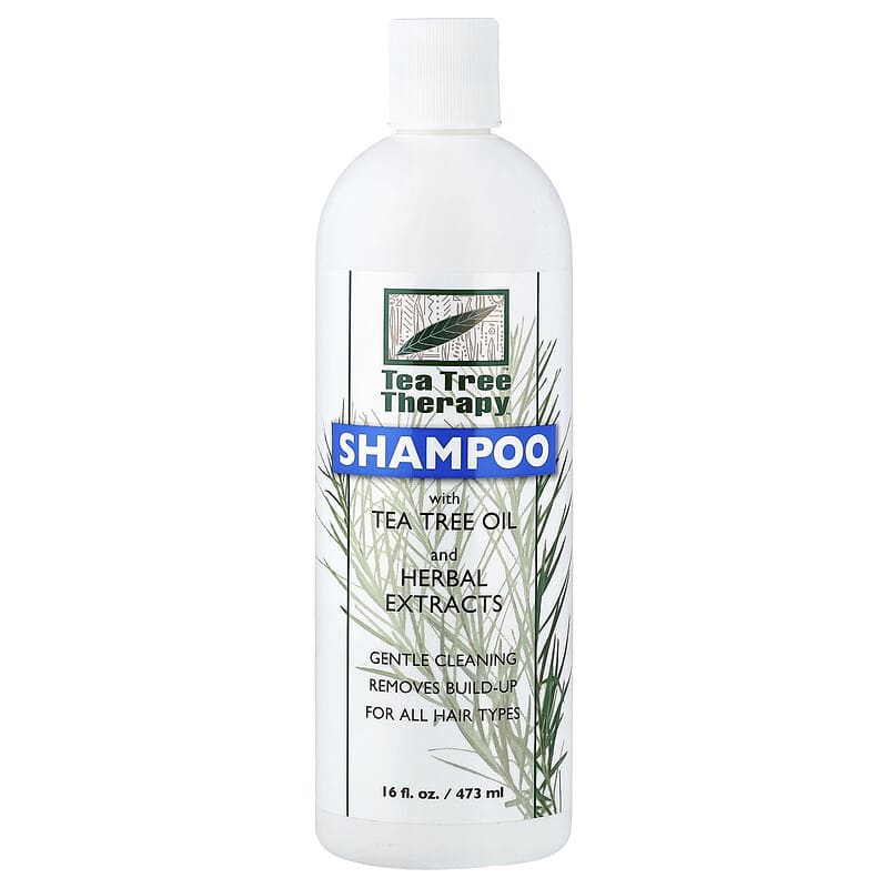 シャンプー、ティーツリーオイルとハーブエキストラクト入り、16 fl oz
