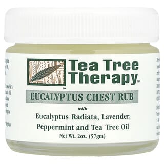 Tea Tree Therapy, Esfregaço no peito de eucalipto, 57 g (2 oz)