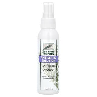 Tea Tree Therapy, Antiseptic Solution, With Tea Tree Oil and Lavender, 4 fl oz (118 ml)