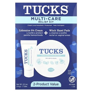Tucks, Kit de cuidado múltiple y alivio, 1 kit