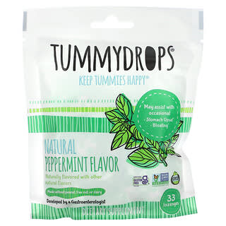 Tummydrops, 天然薄荷，33 锭剂