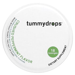 Tummydrops, Pastilles à la menthe poivrée broyée, 18 pastilles
