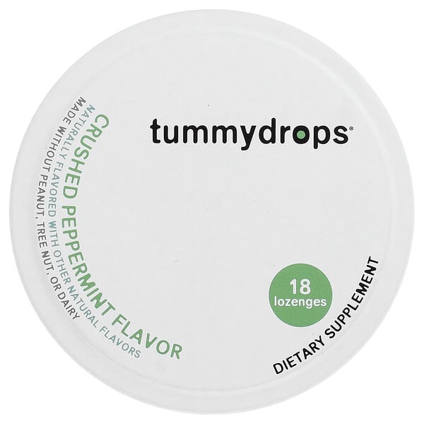 Tummydrops, 壓碎薄荷，18 片