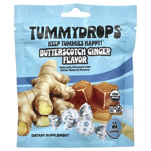 Tummydrops, Butterscotch Ginger, 33 Lozenges