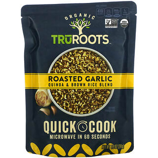 TruRoots, Orgânico, Mistura de Quinoa e Arroz Integral, Alho Torrado, 241 g (8,5 oz)