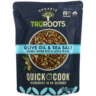 TruRoots, 有機、橄欖油與海鹽藜麥、糙米與小扁豆混合物，快速烹飪，8.5 盎司（241 克）