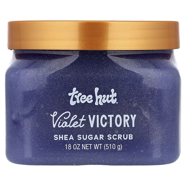 Tree Hut, Shea Sugar Scrub, Violet Victory, 18 oz (510 g)