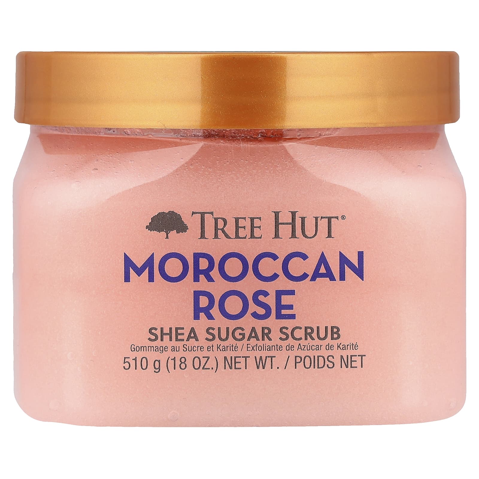 Shea Sugar Scrub, Moroccan Rose, 18 oz (510 g)