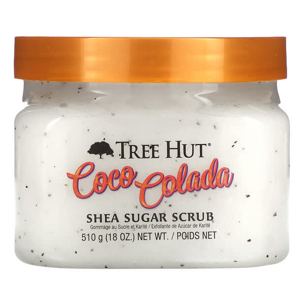 Tree Hut, 全乳木果磨砂糖，Coco Colada，18 盎司（510 克）