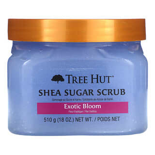 Tree Hut, 乳木果糖磨砂膏，異國花香，18 盎司（510 克）