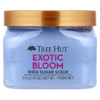 Tree Hut, 시어 슈가 스크럽, 이국적인 블룸, 510g(18oz)