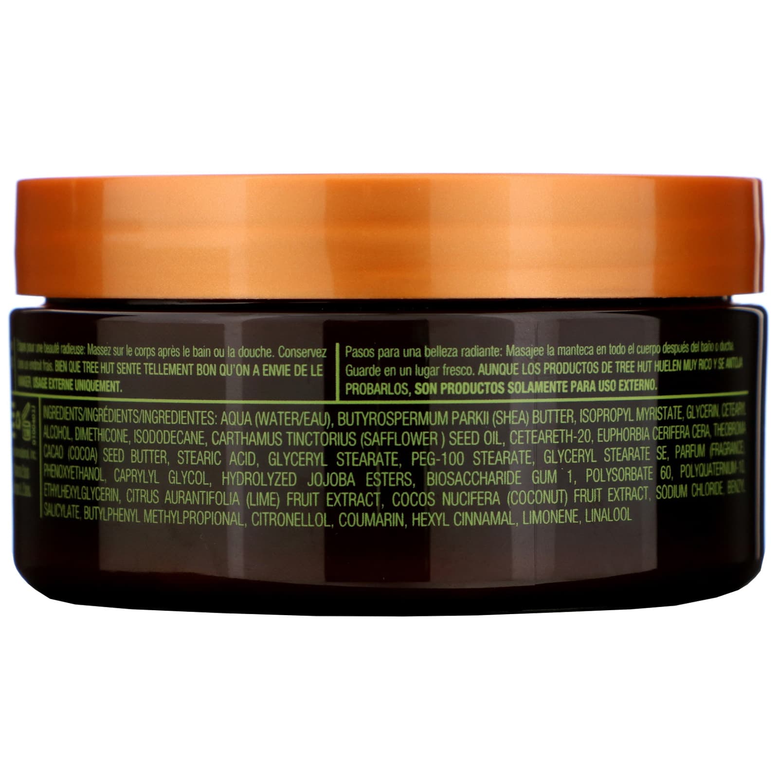 Tree Hut, 24 Hour Intense Hydrating Shea Body Butter, Coconut Lime, 7 oz (198 g)
